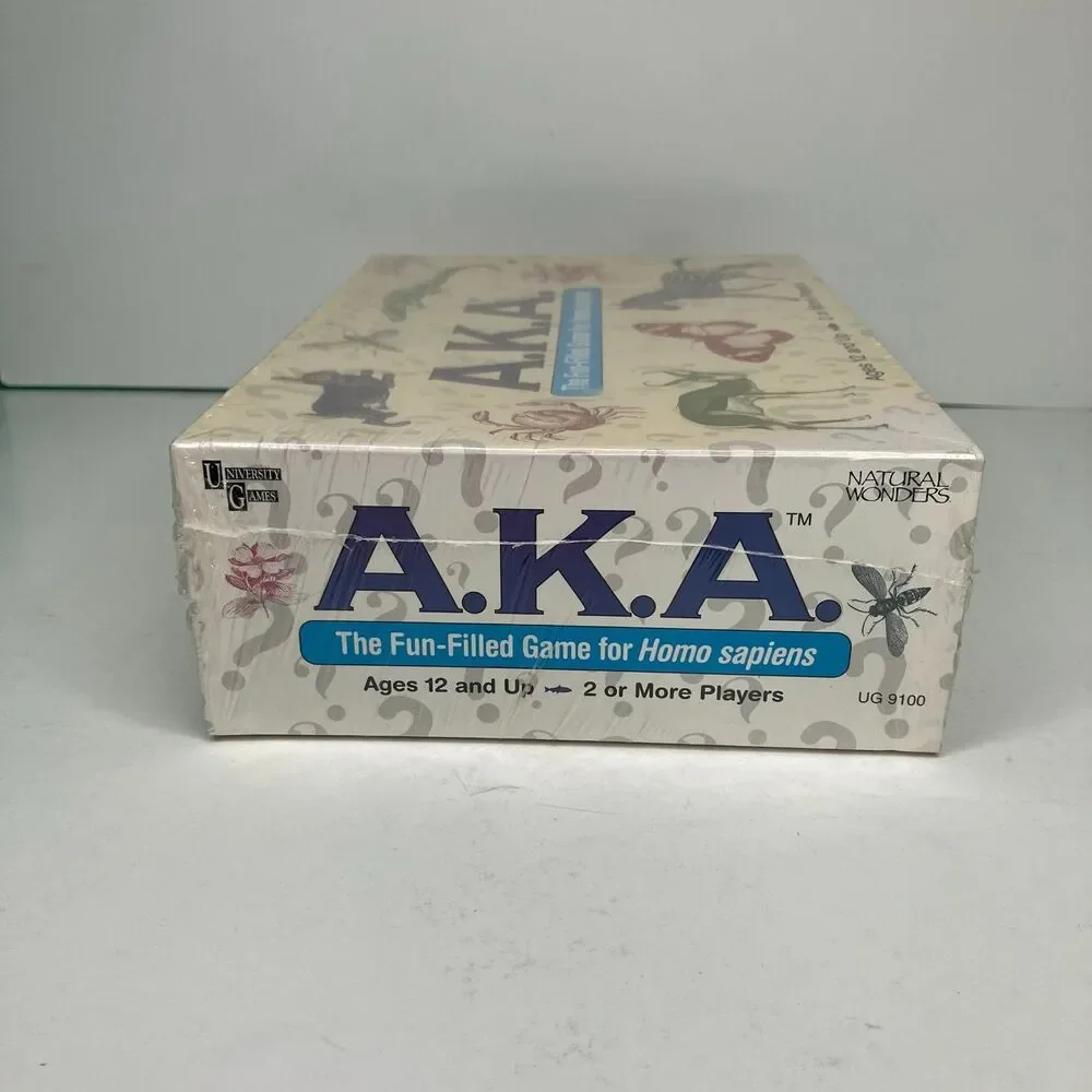 A.K.A Fun-filled Board Nature Game for Homo Sapiens 1994 University Games New